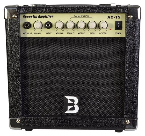 Compact 15 Watt Acoustic Guitar Amplifie 